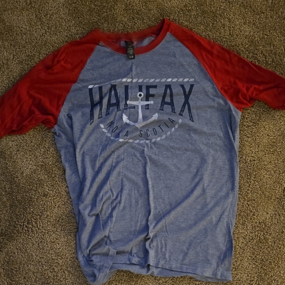 Halifax Red and Blue Men's Short Sleeve Tee